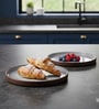 Brown Side Plates Set of 6