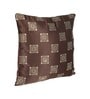 Brown Traditional Silk 16 x 16 Inches Cushion Covers (Set of 2)