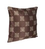 Brown Traditional Silk 16 x 16 Inches Cushion Covers (Set of 5)