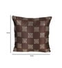 Brown Traditional Silk 16 x 16 Inches Cushion Covers (Set of 5)