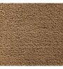 Brown Solid Polyester 24x16 Inches Anti Skid Bath Mat