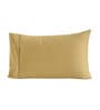 Brown Solid 200 TC Cotton 30 x 20 Inches Pillow Covers (Set of 2)