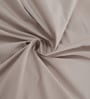 Brown Solid 200 TC Cotton King Sized Bed Sheets with 2 Pillow Covers
