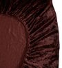 Brown Solid 300 TC Yarn Single Fitted Bedsheet With 1 Pillow Cover