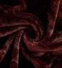 Brown Solid 300 TC Yarn Single Fitted Bedsheet With 1 Pillow Cover