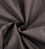 Brown Solid 400 TC Cotton King Sized Bed Sheets with 2 Pillow Covers