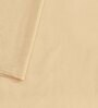 Brown Solid 600 TC Cotton 1 Double Bedcover with 2 Pillow cover