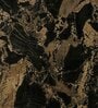Brown Abstract Blended Linen 3 ft x 5 ft Machine Made Carpet