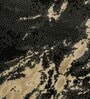 Brown Abstract Blended Linen 3 ft x 5 ft Machine Made Carpet