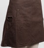 Solid Brown Cotton (Set of 2) Apron & Napkin Set