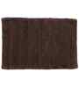 Brown Solid Cotton 16x24 Inches Anti Skid Bath Mat