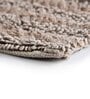 Brown Solid Cotton 24x16 Inches Max Absorbant Bath Mat