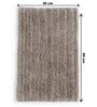 Brown Solid Cotton 24x16 Inches Max Absorbant Bath Mat