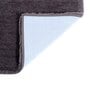 Brown Solid MicroFibre 14x10 Inches Antiskid Bath Mats