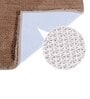 Brown Solid MicroFibre 14x10 Inches Antiskid Bath Mats