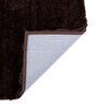 Brown Striped MicroFibre 14x10 Inches Antiskid Bath Mats