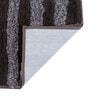 Brown Striped MicroFibre 14x10 Inches Antiskid Bath Mats