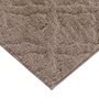 Brown Solid MicroFibre 14x10 Inches Antiskid Bath Mats