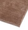 Brown Solid MicroFibre 14x10 Inches Antiskid Bath Mats