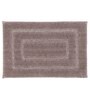 Brown Solid MicroFibre 14x10 Inches Antiskid Bath Mats