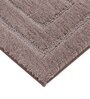 Brown Solid MicroFibre 14x10 Inches Antiskid Bath Mats