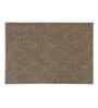 Brown Solid MicroFibre 15x10 Inches Antiskid Bath Mats