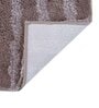 Brown Striped MicroFibre 15x10 Inches Antiskid Bath Mats