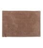 Brown Solid MicroFibre 15x10 Inches Antiskid Bath Mats