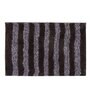 Brown Striped MicroFibre 15x10 Inches Antiskid Bath Mats