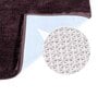 Brown Solid MicroFibre 15x10 Inches Antiskid Bath Mats