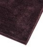 Brown Solid MicroFibre 15x10 Inches Antiskid Bath Mats