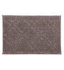 Brown Solid MicroFibre 15x10 Inches Antiskid Bath Mats