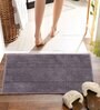 Brown Solid MicroFibre 15x10 Inches Antiskid Bath Mats