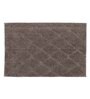 Brown Solid MicroFibre 15x10 Inches Antiskid Bath Mats