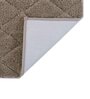 Brown Solid MicroFibre 15x10 Inches Antiskid Bath Mats