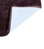 Brown Solid MicroFibre 15x10 Inches Antiskid Bath Mats