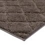 Brown Solid MicroFibre 15x10 Inches Antiskid Bath Mats
