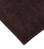 Brown Solid MicroFibre 15x10 Inches Antiskid Bath Mats