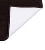 Brown Solid MicroFibre 15x10 Inches Antiskid Bath Mats