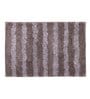 Brown Striped MicroFibre 15x10 Inches Antiskid Bath Mats