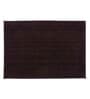 Brown Solid MicroFibre 15x10 Inches Antiskid Bath Mats