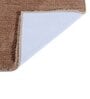 Brown Solid MicroFibre 15x10 Inches Antiskid Bath Mats