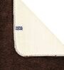 Brown Solid Microfibre 20x14 Inches AntiSkid Bath Mats (Set of 2)