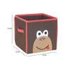 Kevin Monkey Medium Fabric Kids Storage Box in Brown Colour