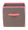Kevin Monkey Medium Fabric Kids Storage Box in Brown Colour