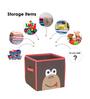 Kevin Monkey Medium Fabric Kids Storage Box in Brown Colour