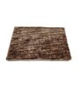 Brown Solid Polyester 23x15 Inches Super Soft Bath Mat