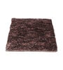 Brown Solid Polyester 23x15 Inches Super Soft Bath Mat