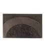 Brown Solid Polyester 30x18 Inches AntiSkid Bath Mat