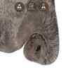 Brown Solid Polyester 4x6 Feet Machine Made Carpet